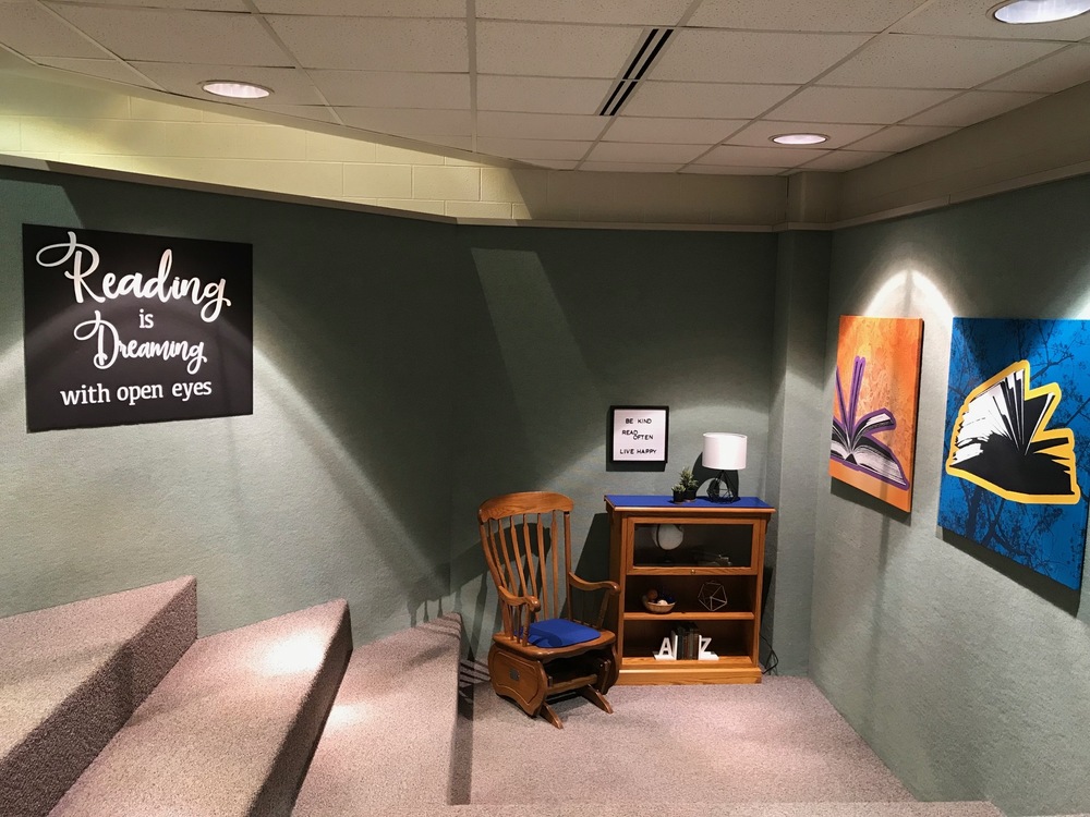 Library Reading area Receives a New Look 