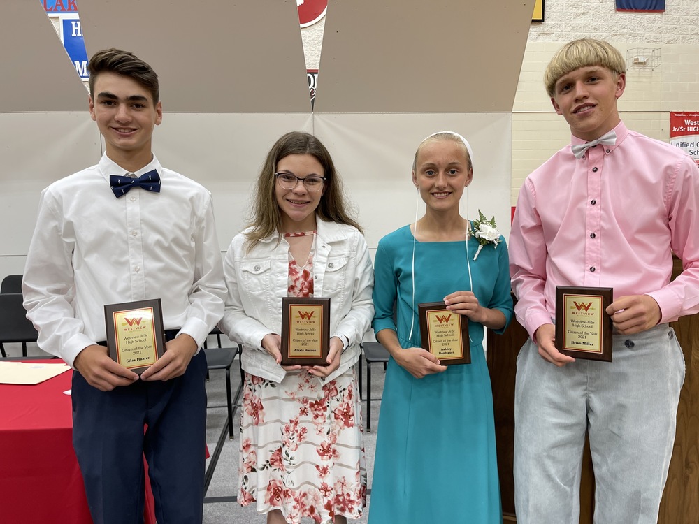 Westview Names Citizens of the Year