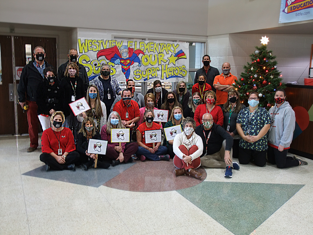 Westview Elementary Thanks our Health worker Heros