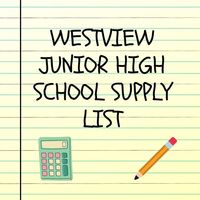 Junior High School Supply List