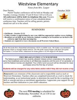 October 2020 Newsletter
