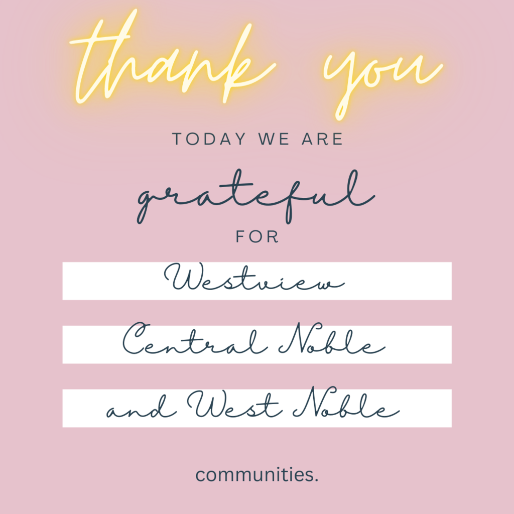 thank you to our community