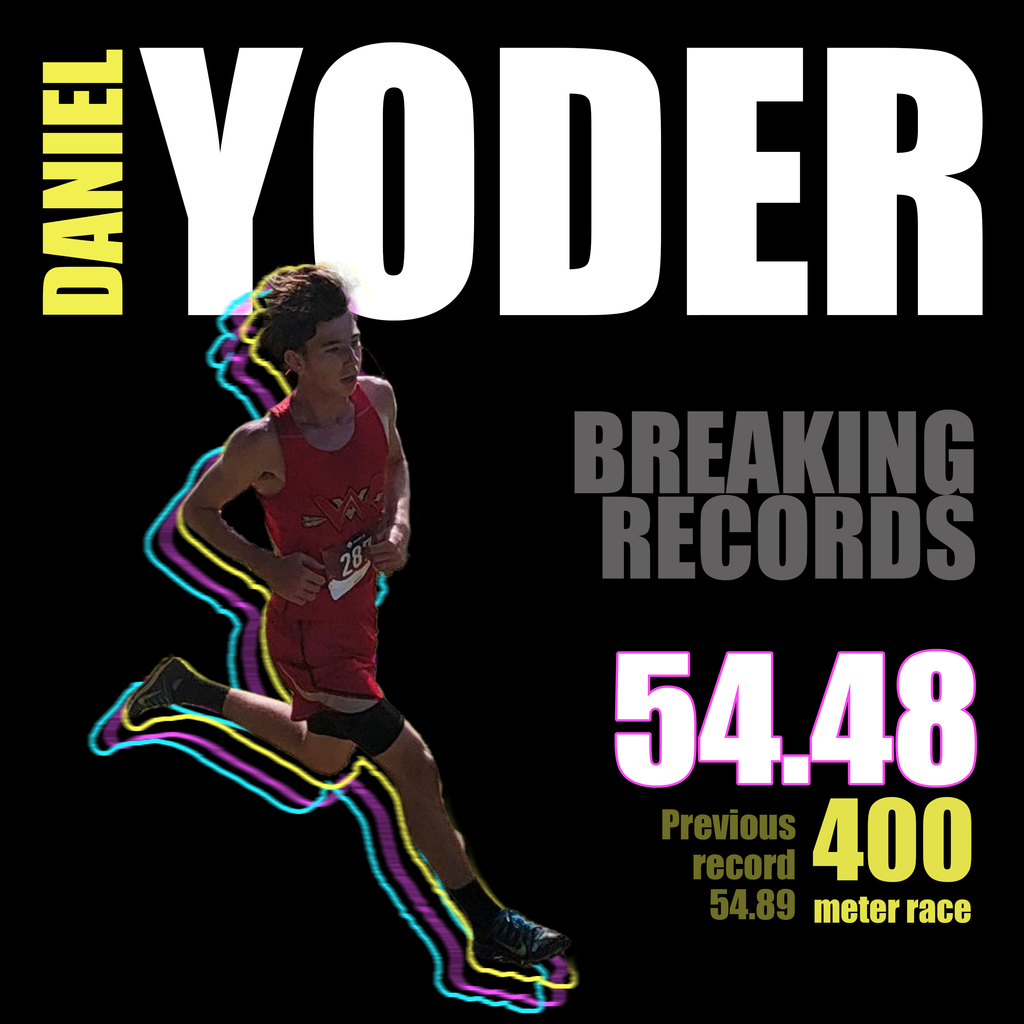 Breaking Records Daniel Yoder 400 meter race