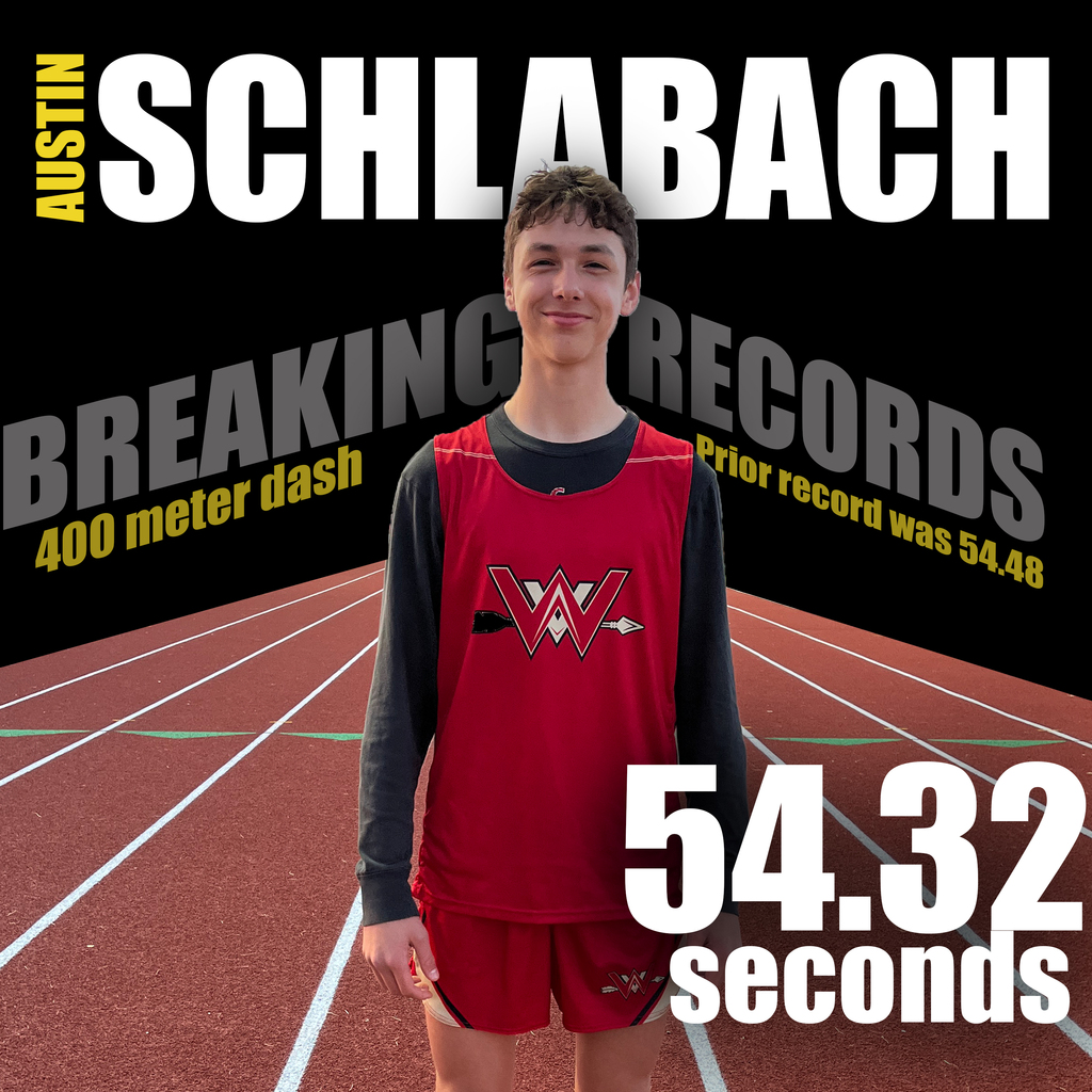 Austin Schlabach 400 Meter Record