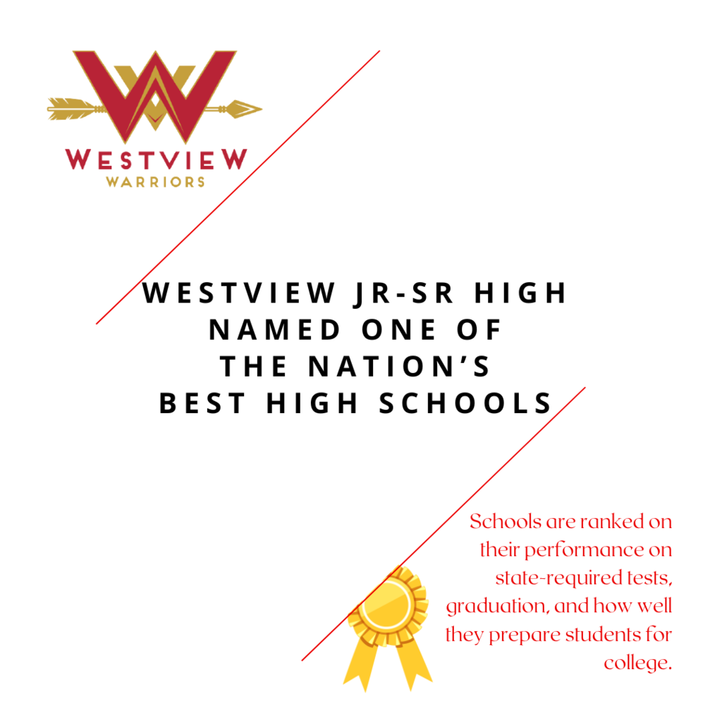Westview Named one of the nation's best high schools